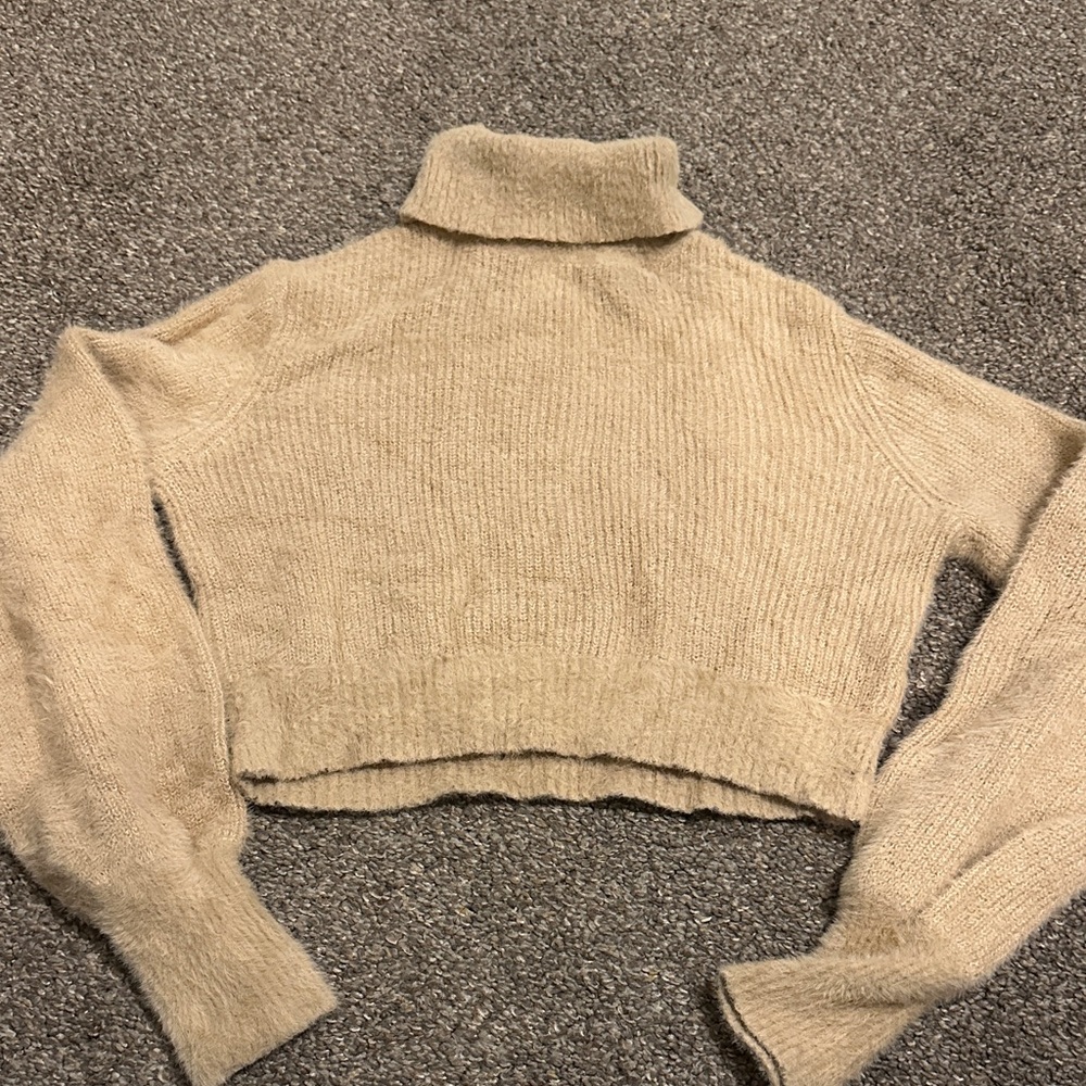 *DONATED* Cozy Tan Turtleneck Sweater